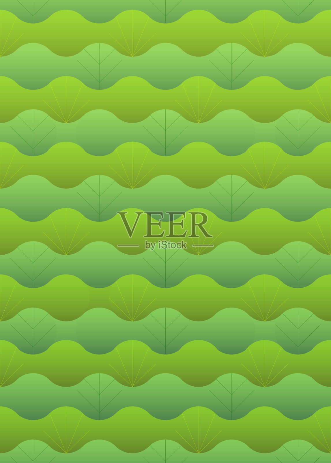 抽象 A036 自然 植物 波浪 形状 背景 垂直 矢量插画 图形 EPS 10插画图片素材