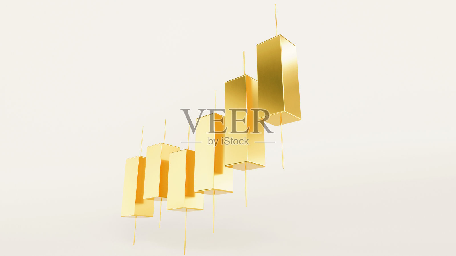 黄金投资股市图表概念，包含商业、金融、经济、贸易、财富、银行图表。增长营销、加密货币、金融、货币、成功、利润图。照片摄影图片