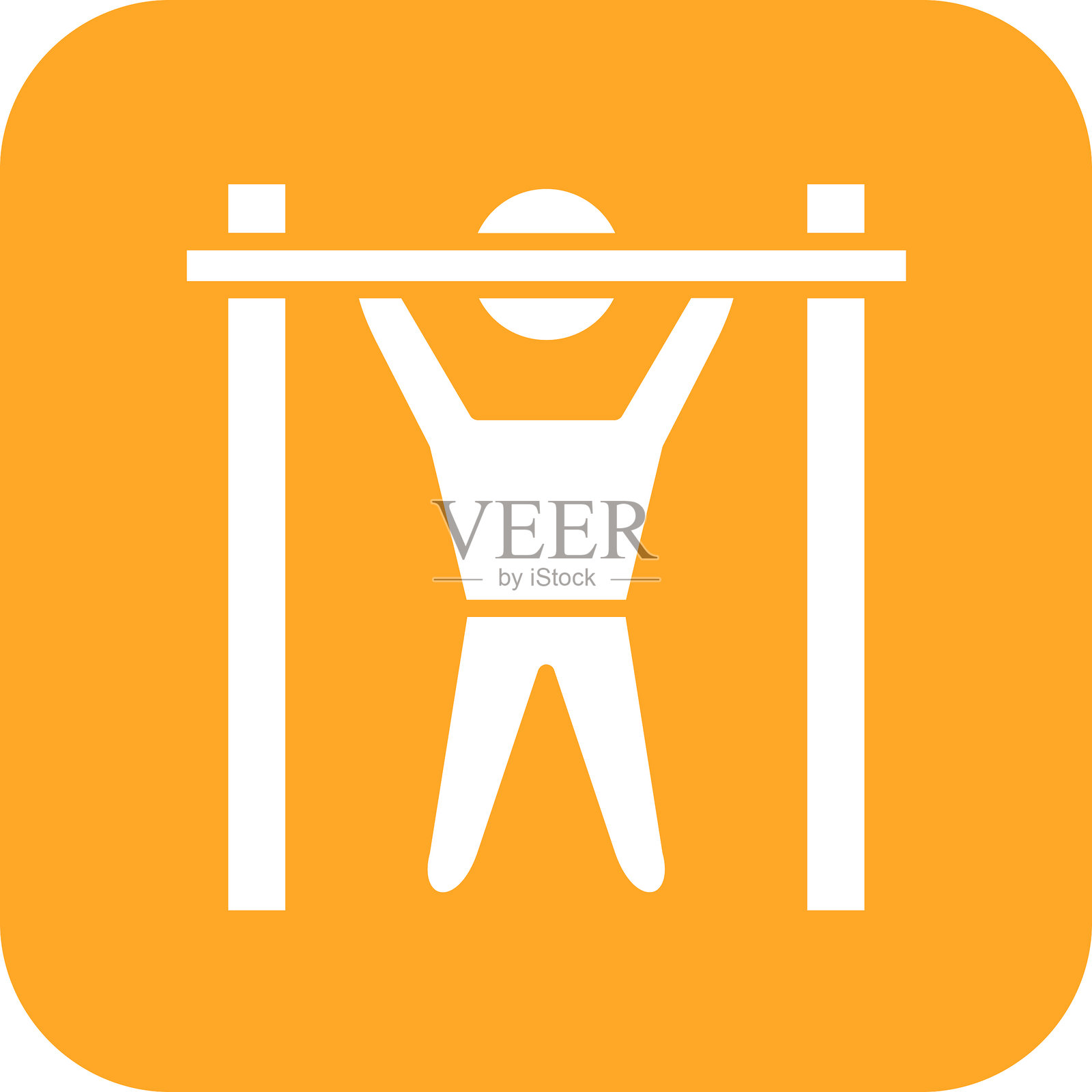 健身房握把矢量图标插画图片素材