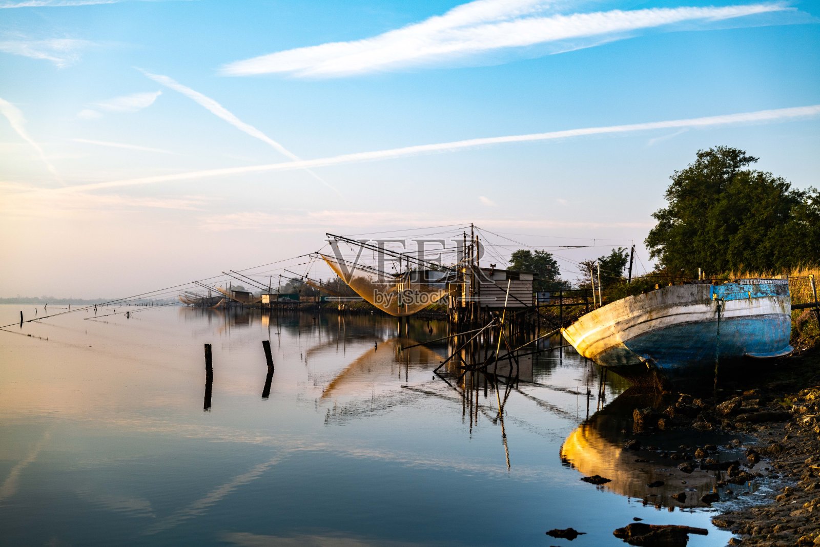联合国教科文组织世界遗产地 瓦拉诺湖照片摄影图片