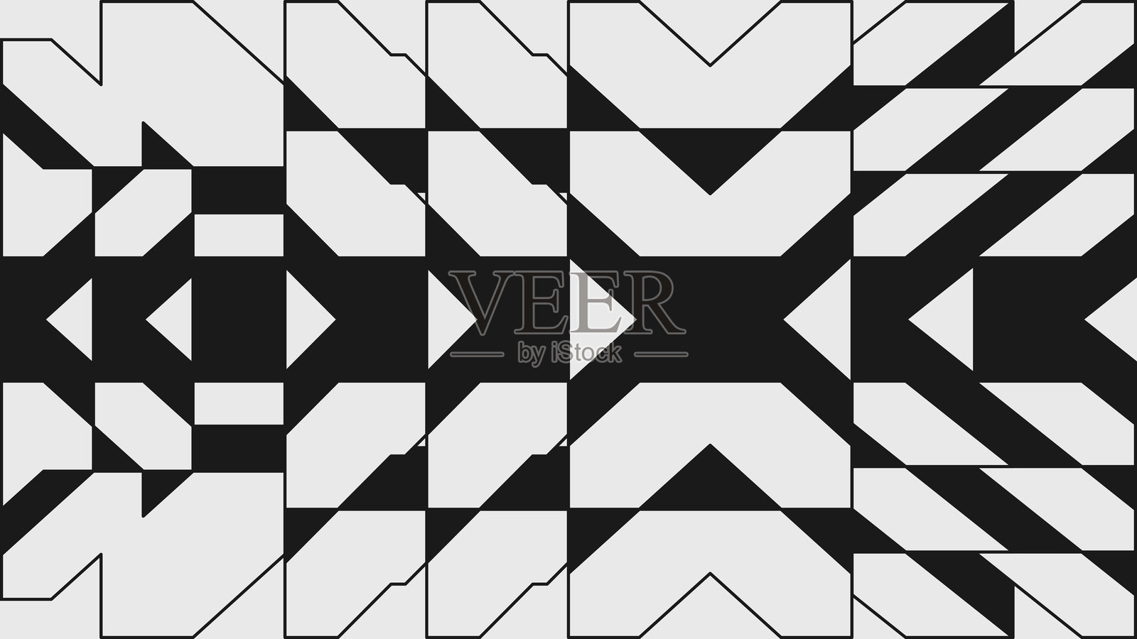 抽象现代构成，野兽派风格，后现代几何装饰，具有单色调的简单形状，大胆的美学，透视3D体积，野兽派动态元素图案插画图片素材