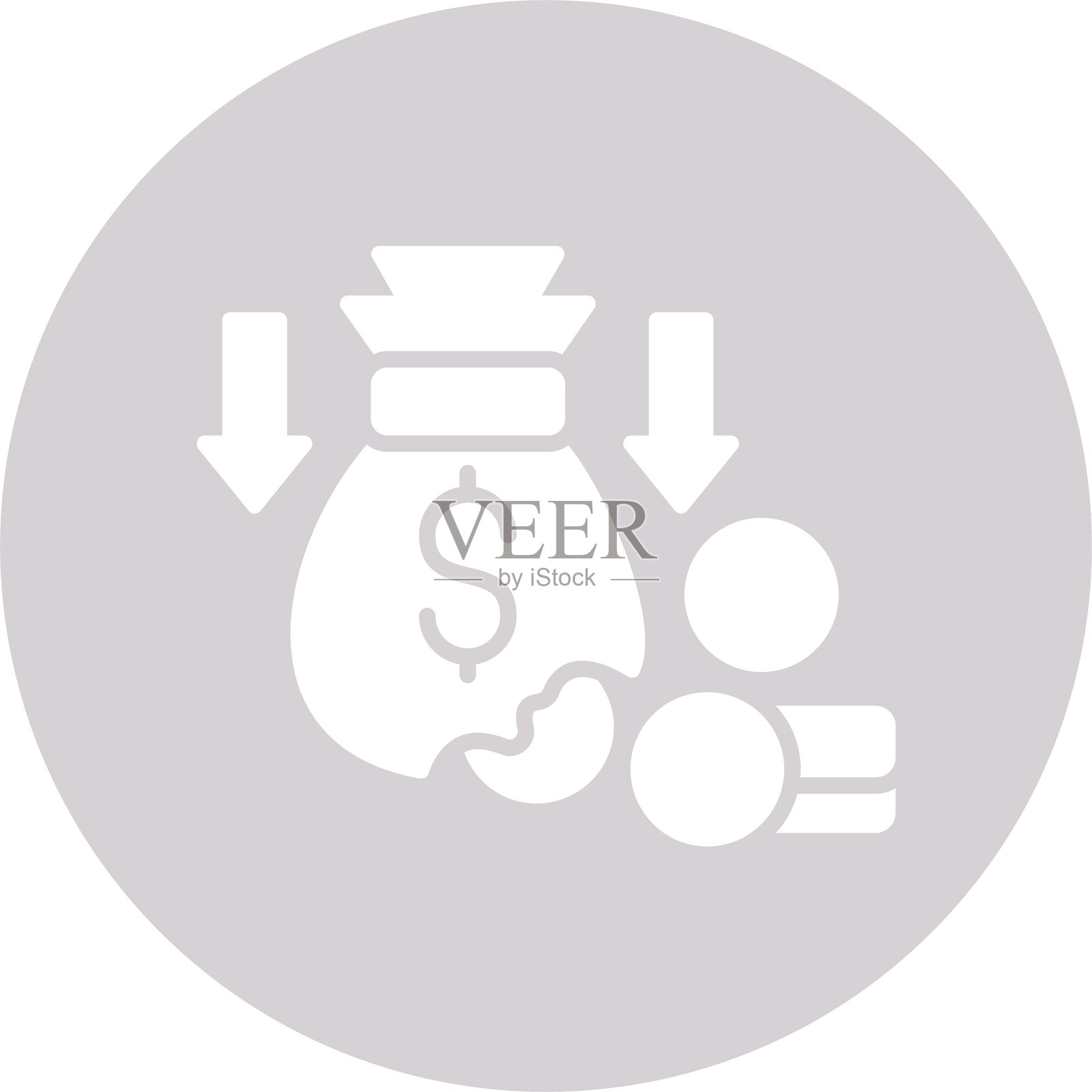 破产图标矢量元素插画图片素材