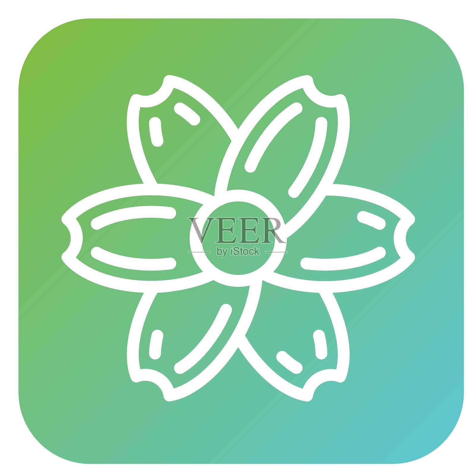 矢量设计 樱花 闪光 矢量设计 图标风格插画图片素材