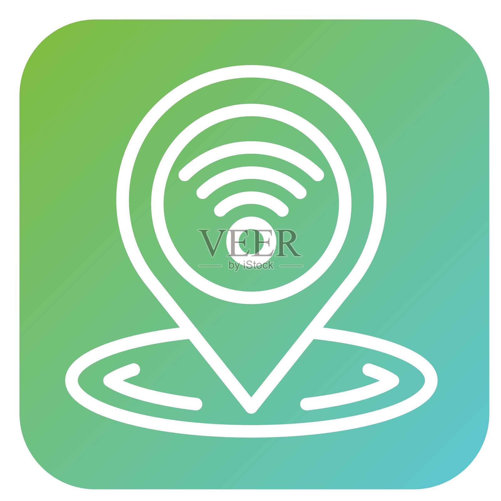 矢量设计 GPS 信号 矢量设计 图标风格插画图片素材