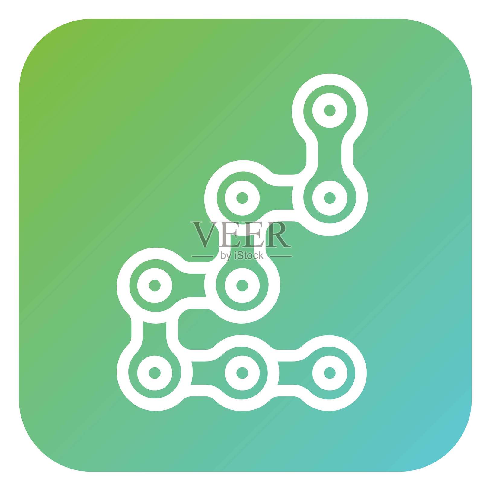 矢量自行车链条矢量图标设计插画图片素材