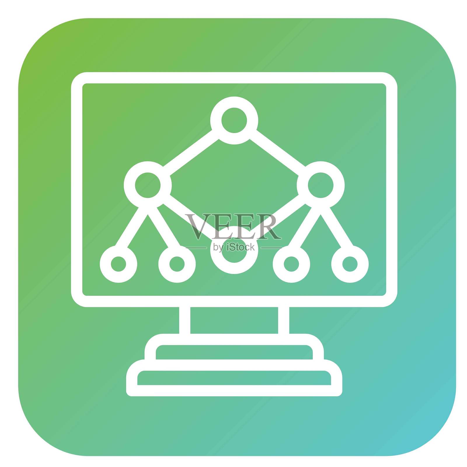 矢量设计树状图矢量设计图标风格插画图片素材