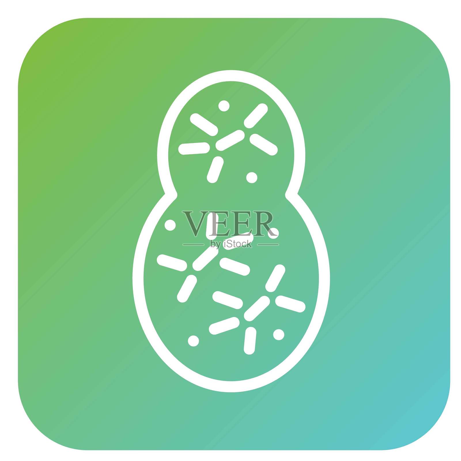 矢量酵母细胞设计图标插画图片素材