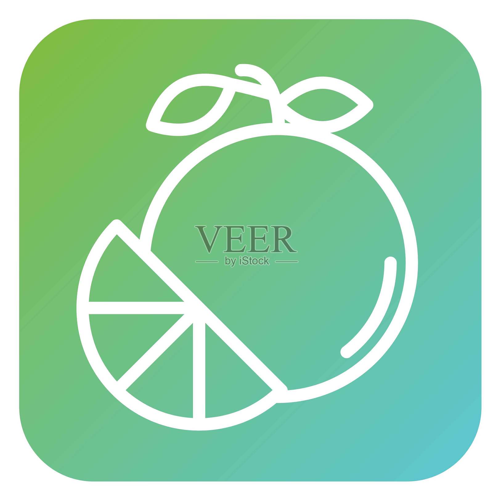 矢量橙色符号设计图标风格插画图片素材