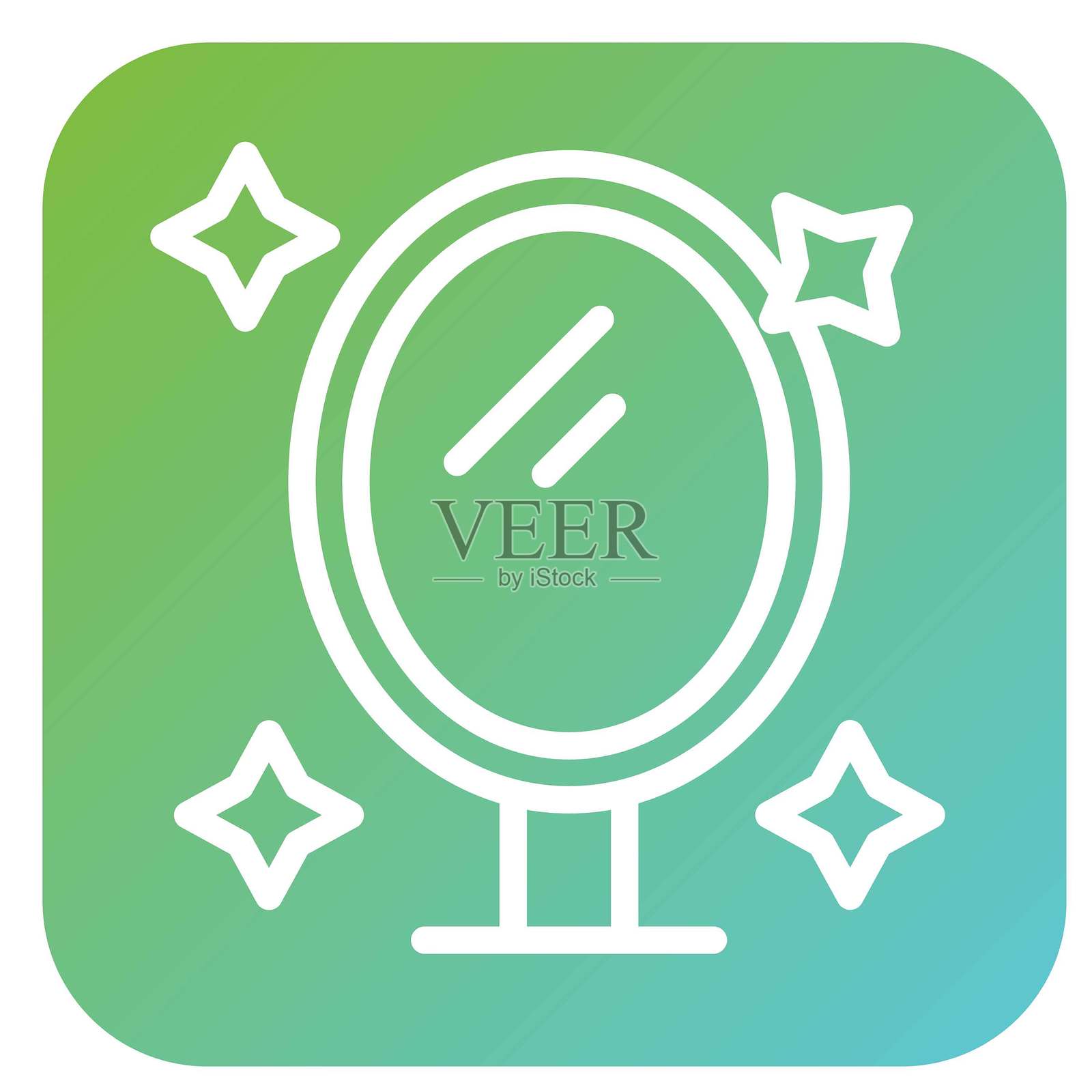 矢量设计 镜子 矢量设计 图标风格插画图片素材