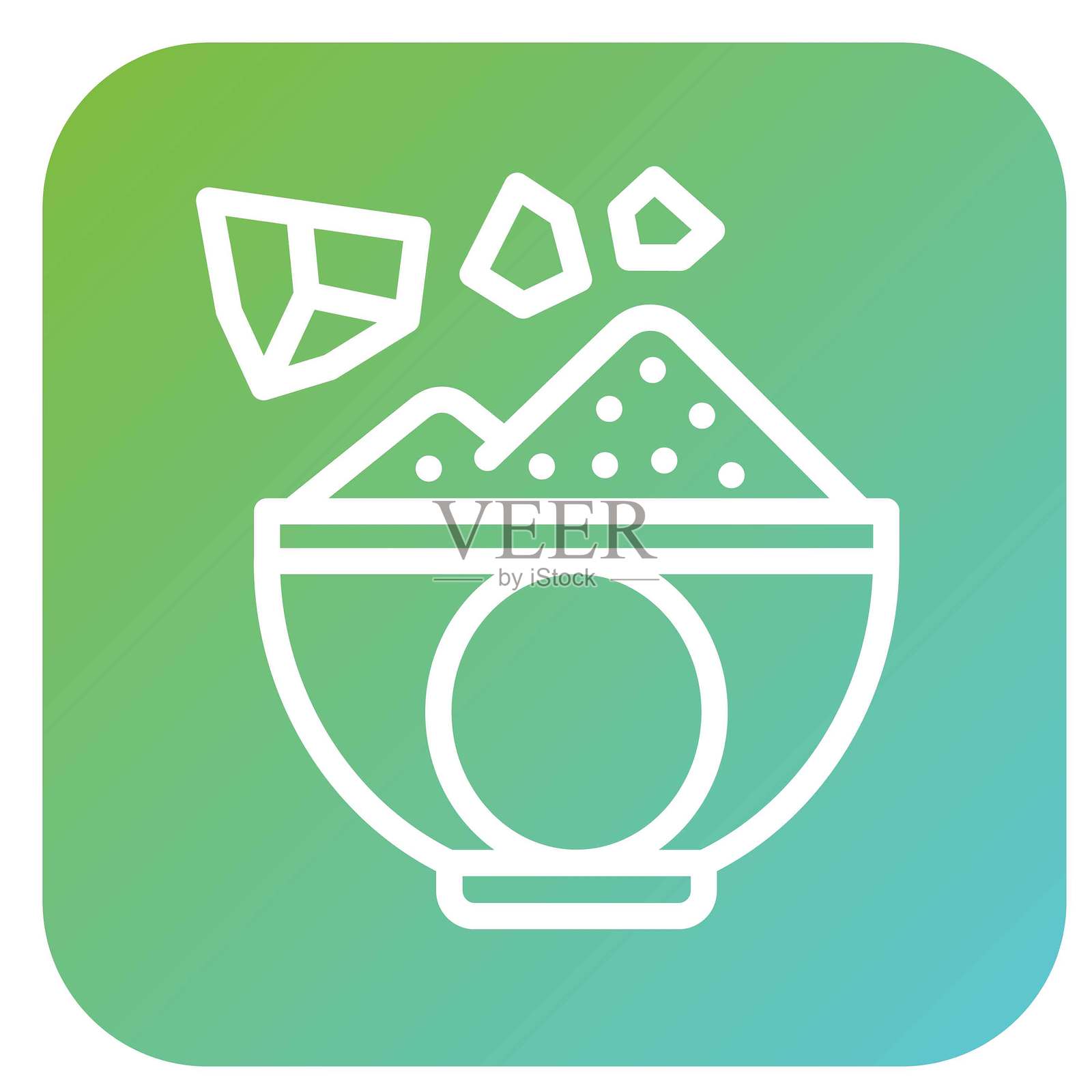 硅藻土矢量设计图标风格插画图片素材