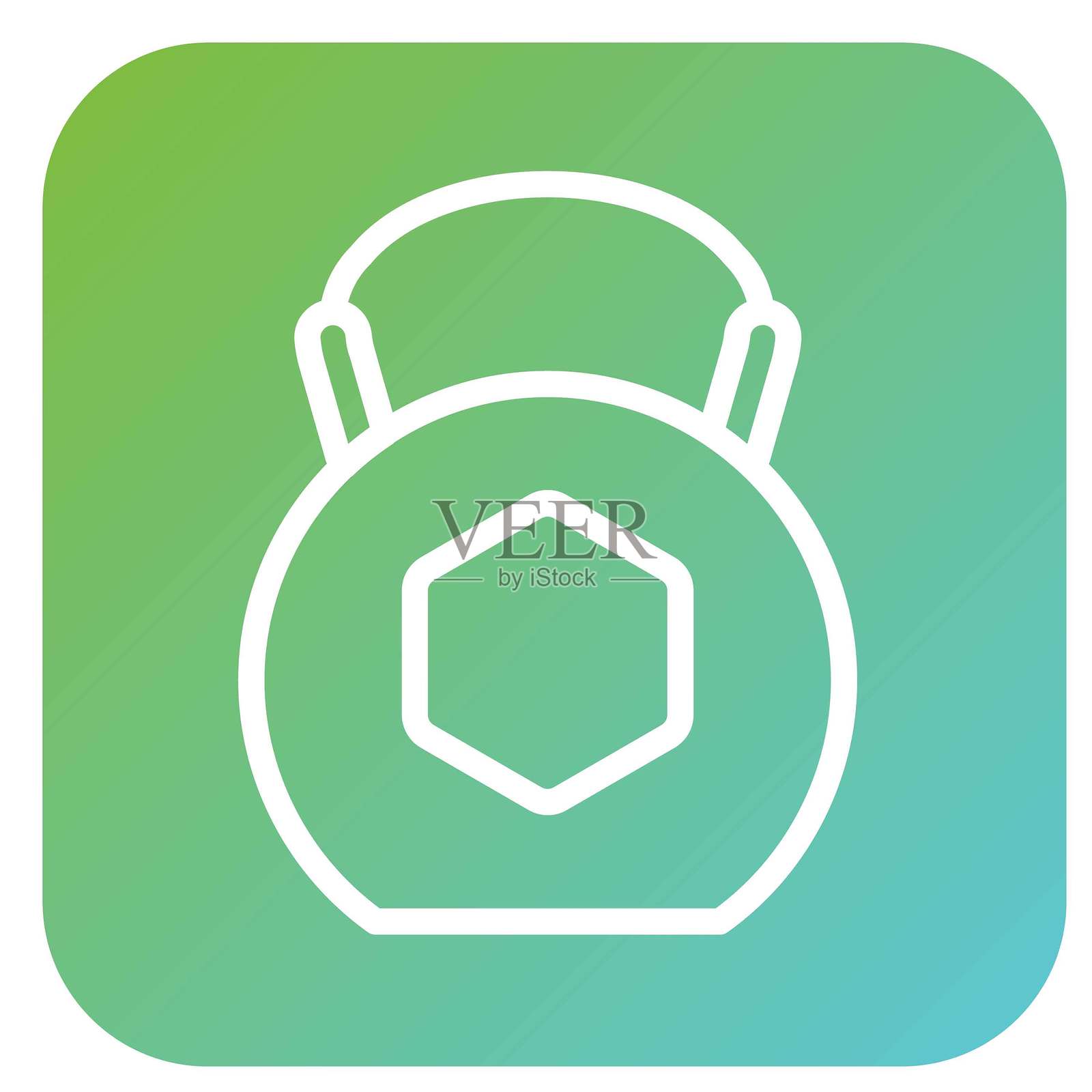 矢量设计 交叉训练壶铃 矢量设计 图标风格插画图片素材