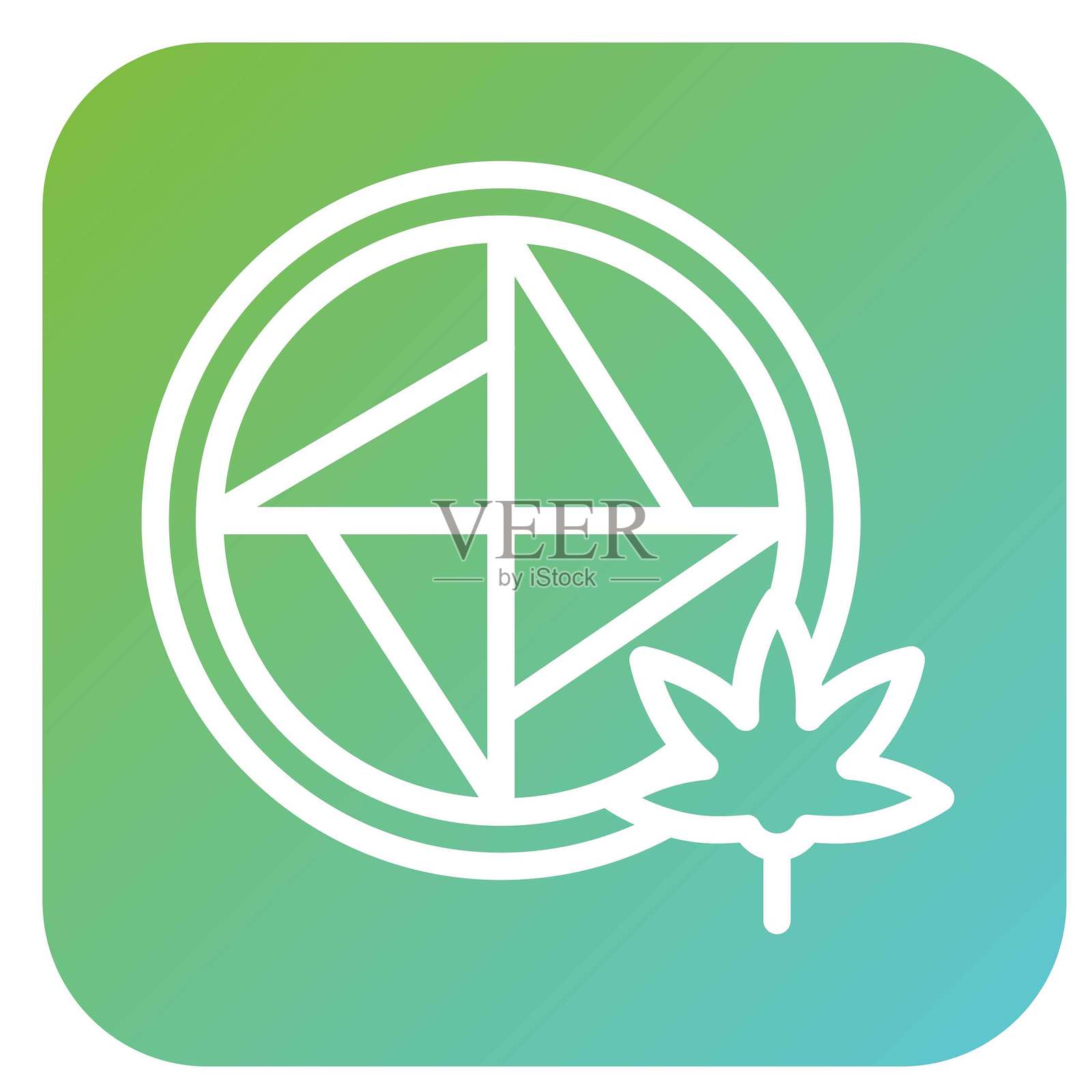 矢量设计 迷幻万花筒 矢量设计 图标风格插画图片素材