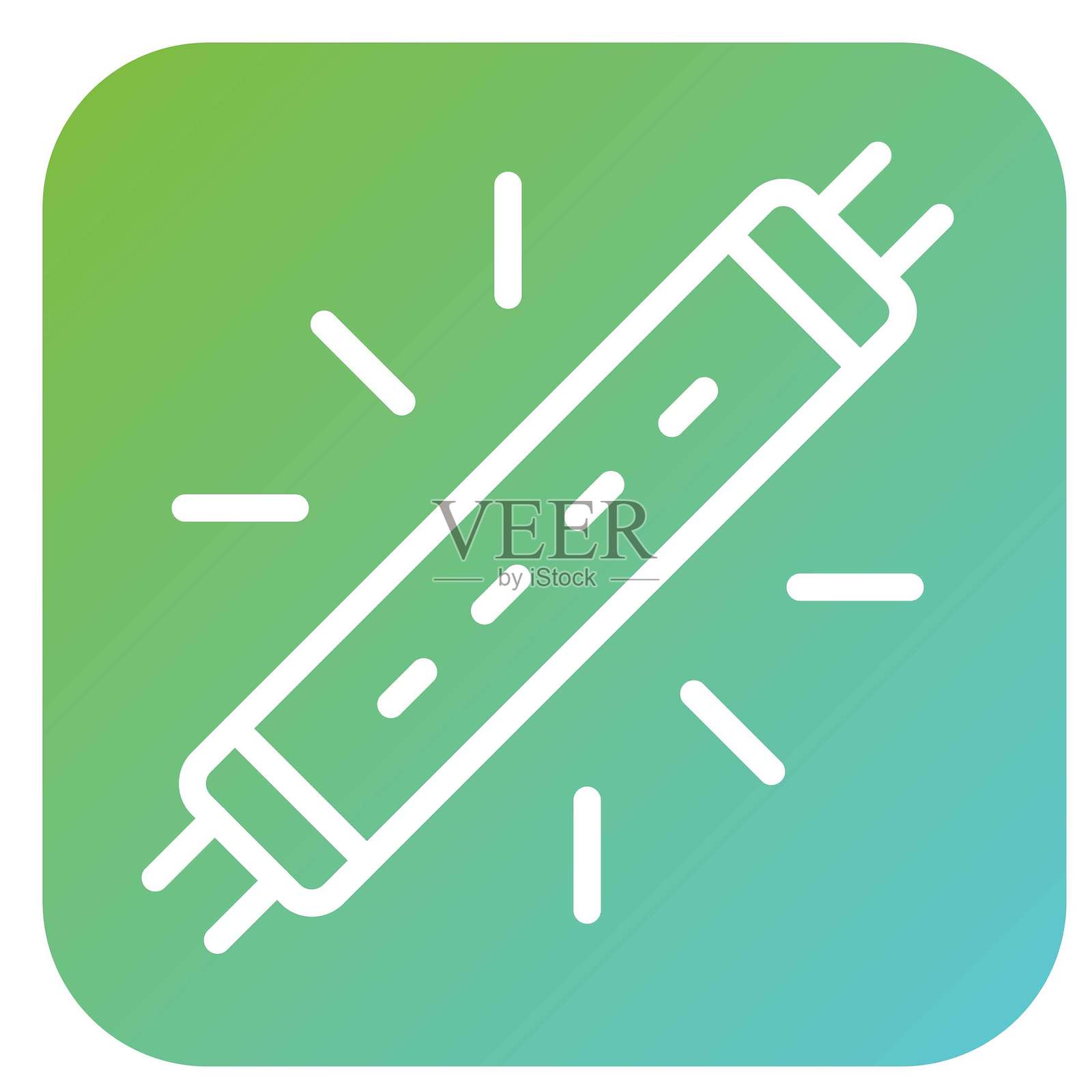 矢量设计霓虹灯矢量设计图标风格插画图片素材