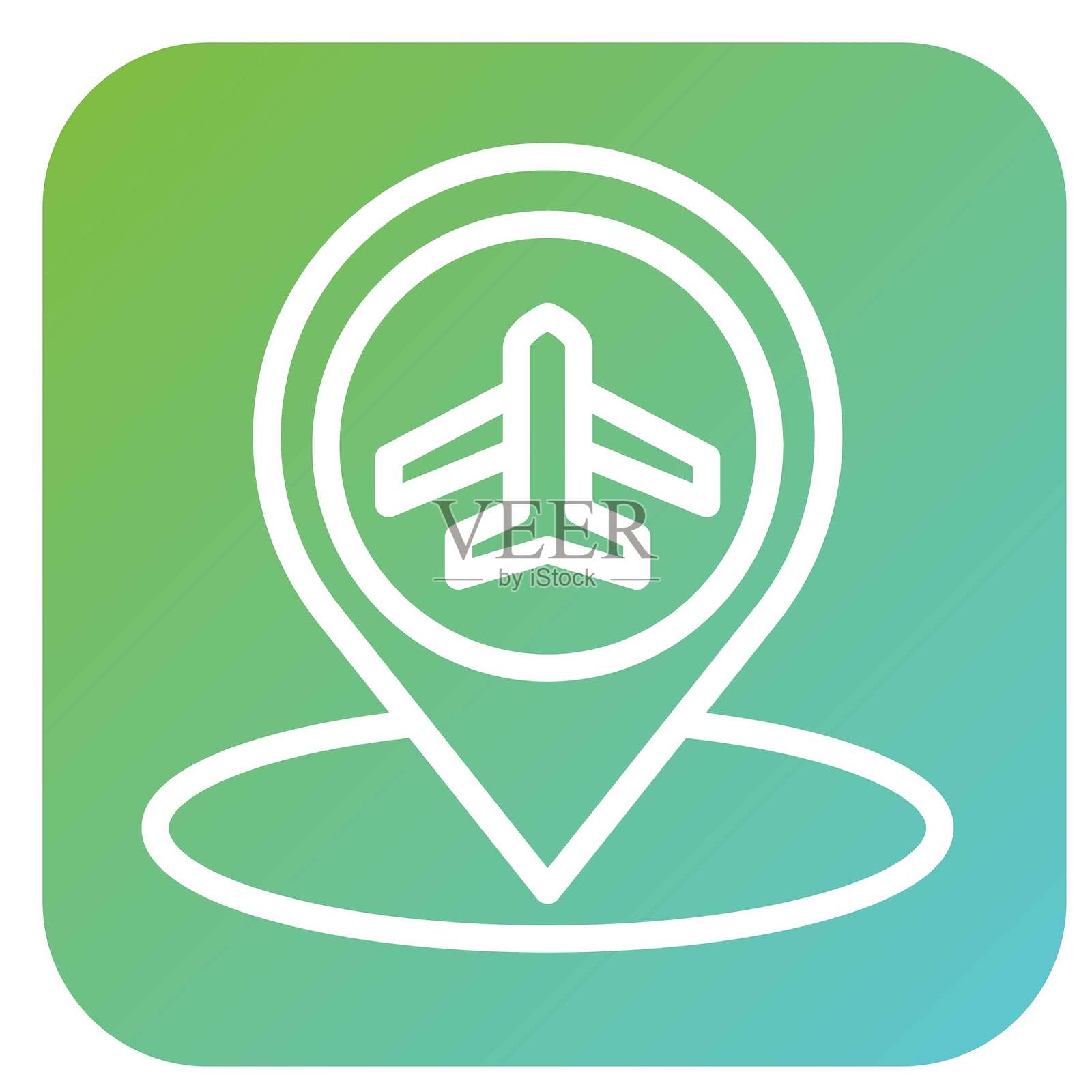 矢量设计 GPS 标记 矢量设计 图标风格插画图片素材