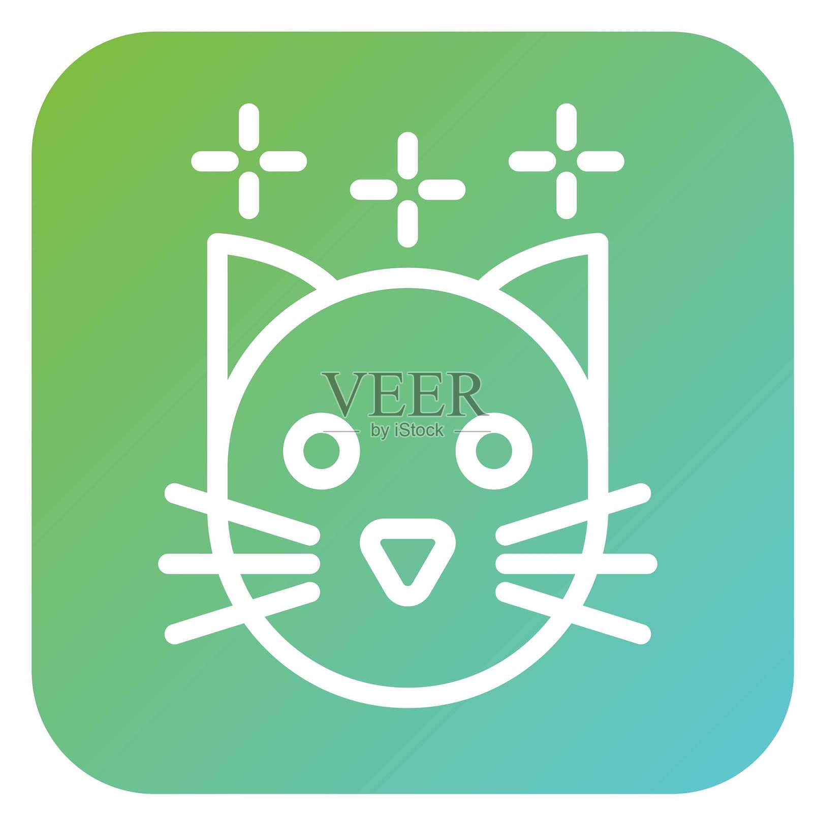 矢量设计 巫婆的猫 矢量设计 图标风格插画图片素材