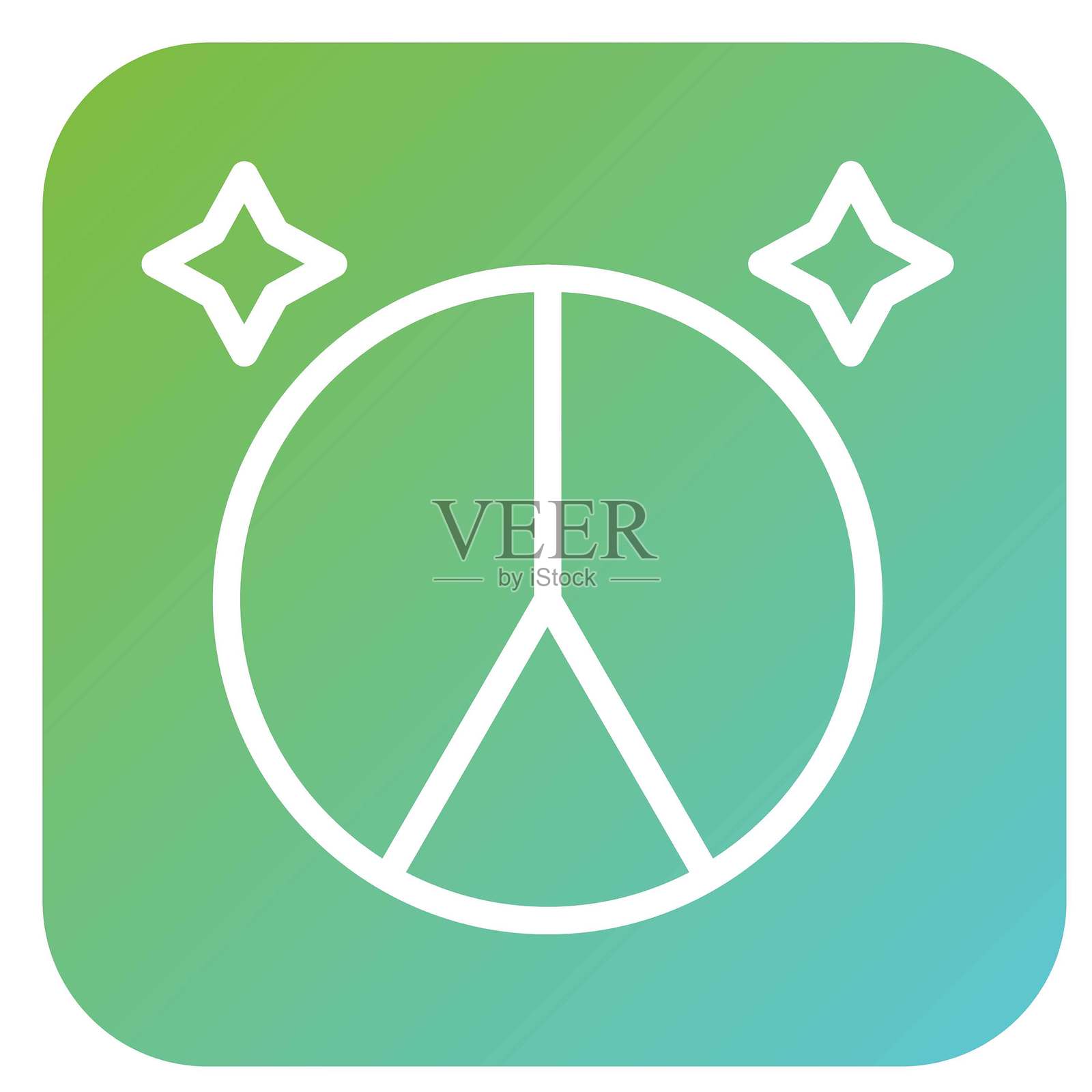 矢量设计宁静符号矢量设计图标风格插画图片素材