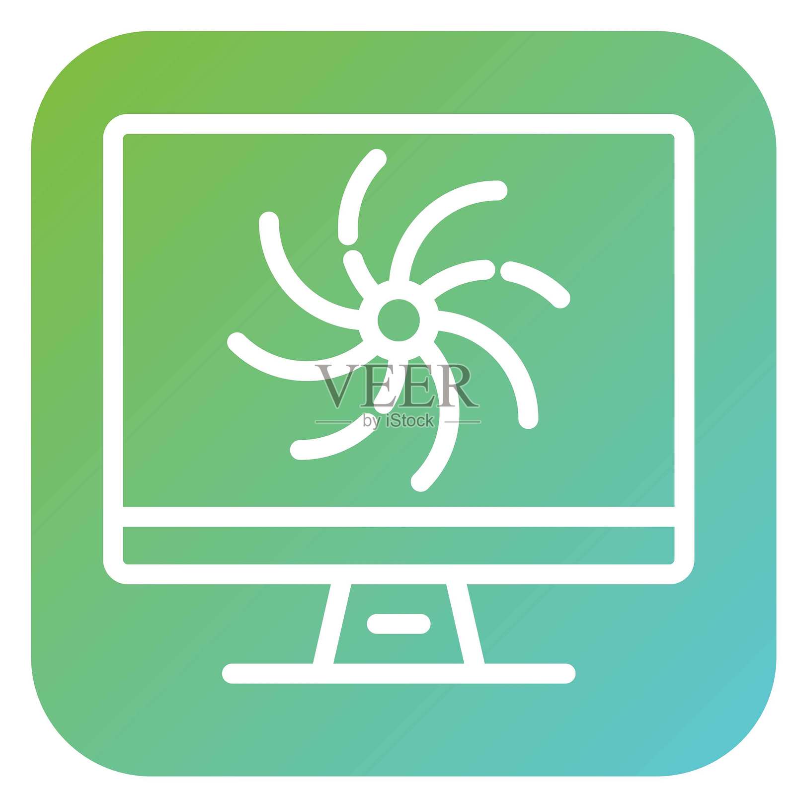 矢量图 虚拟漩涡 矢量图 图标样式插画图片素材