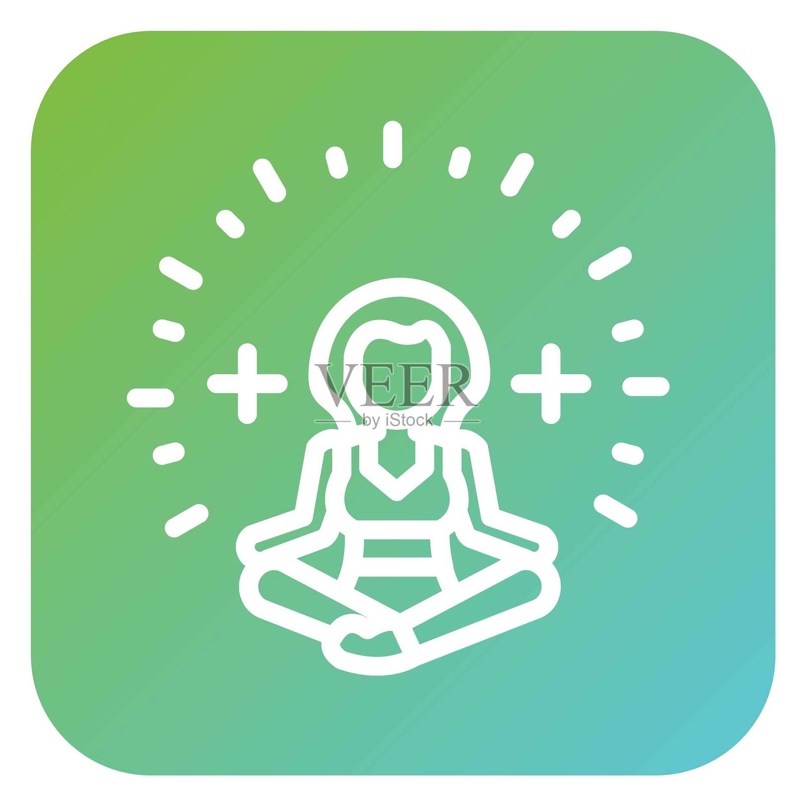 希望与治愈的矢量设计图标风格插画图片素材