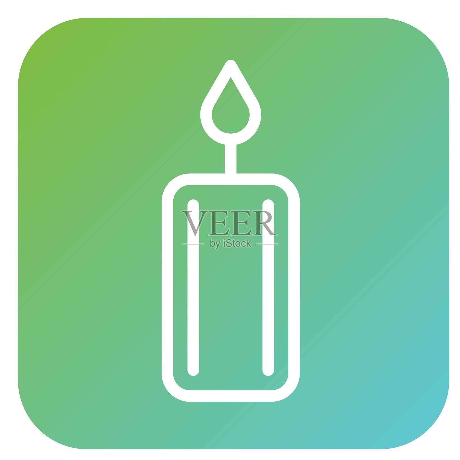 矢量纪念蜡烛设计图标风格插画图片素材