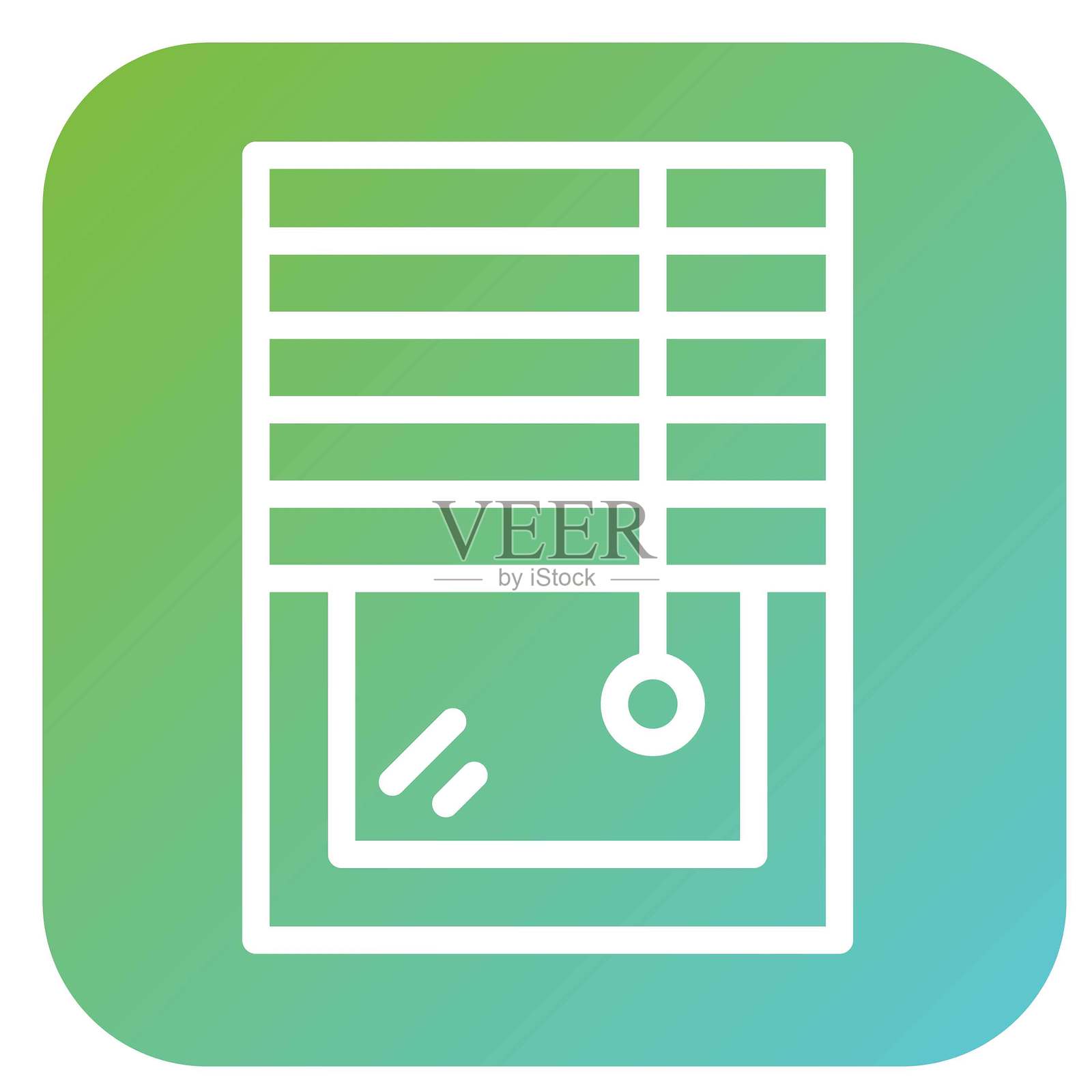 矢量设计百叶窗矢量设计图标风格插画图片素材