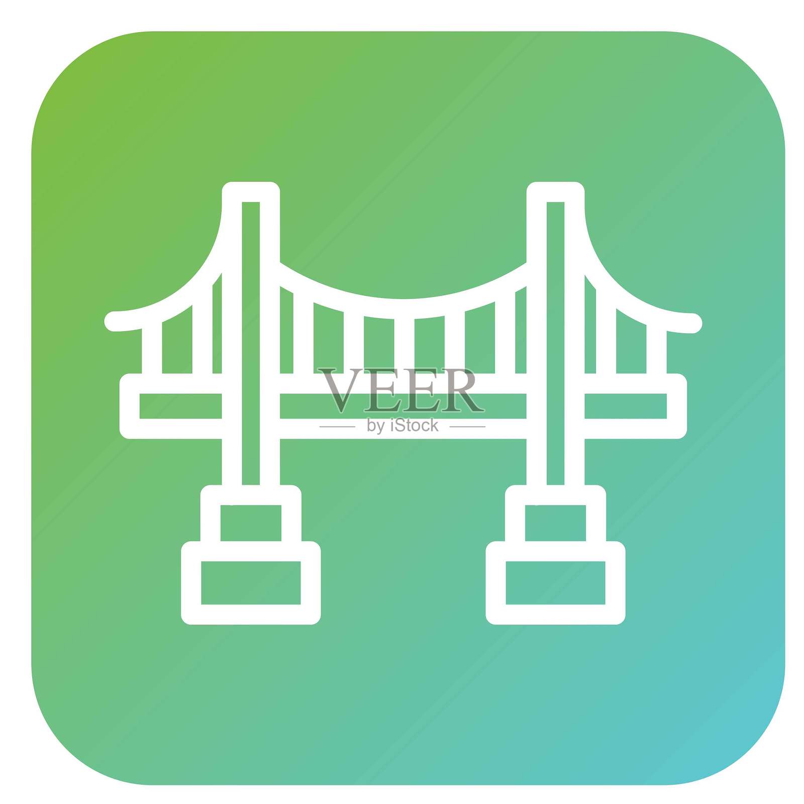 矢量图设计 投标 桥梁 矢量图设计 图标风格插画图片素材