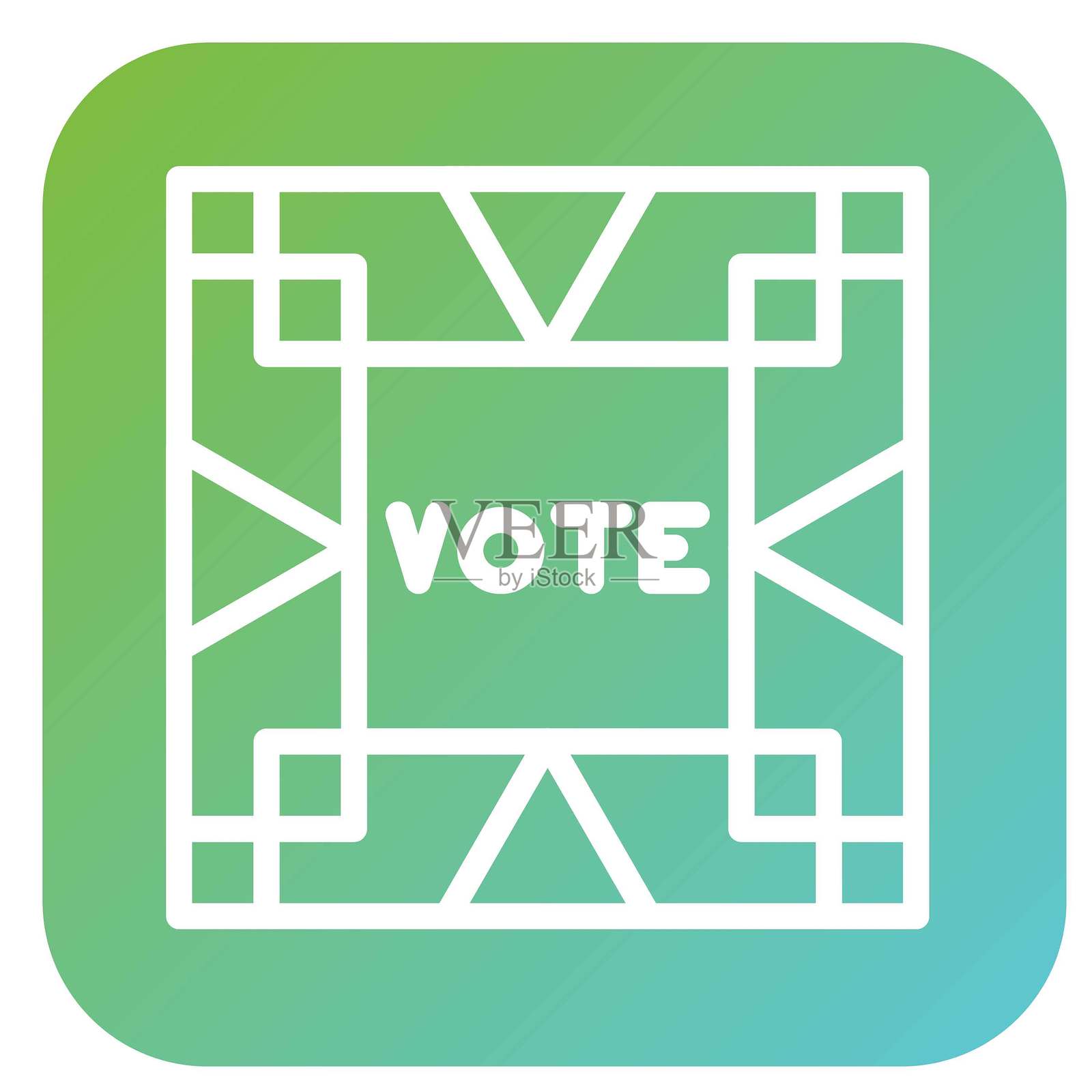 矢量投票被子设计图标风格插画图片素材