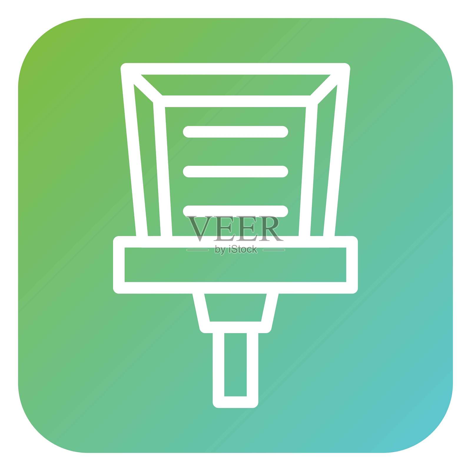 矢量设计 提词器 矢量设计 图标风格插画图片素材