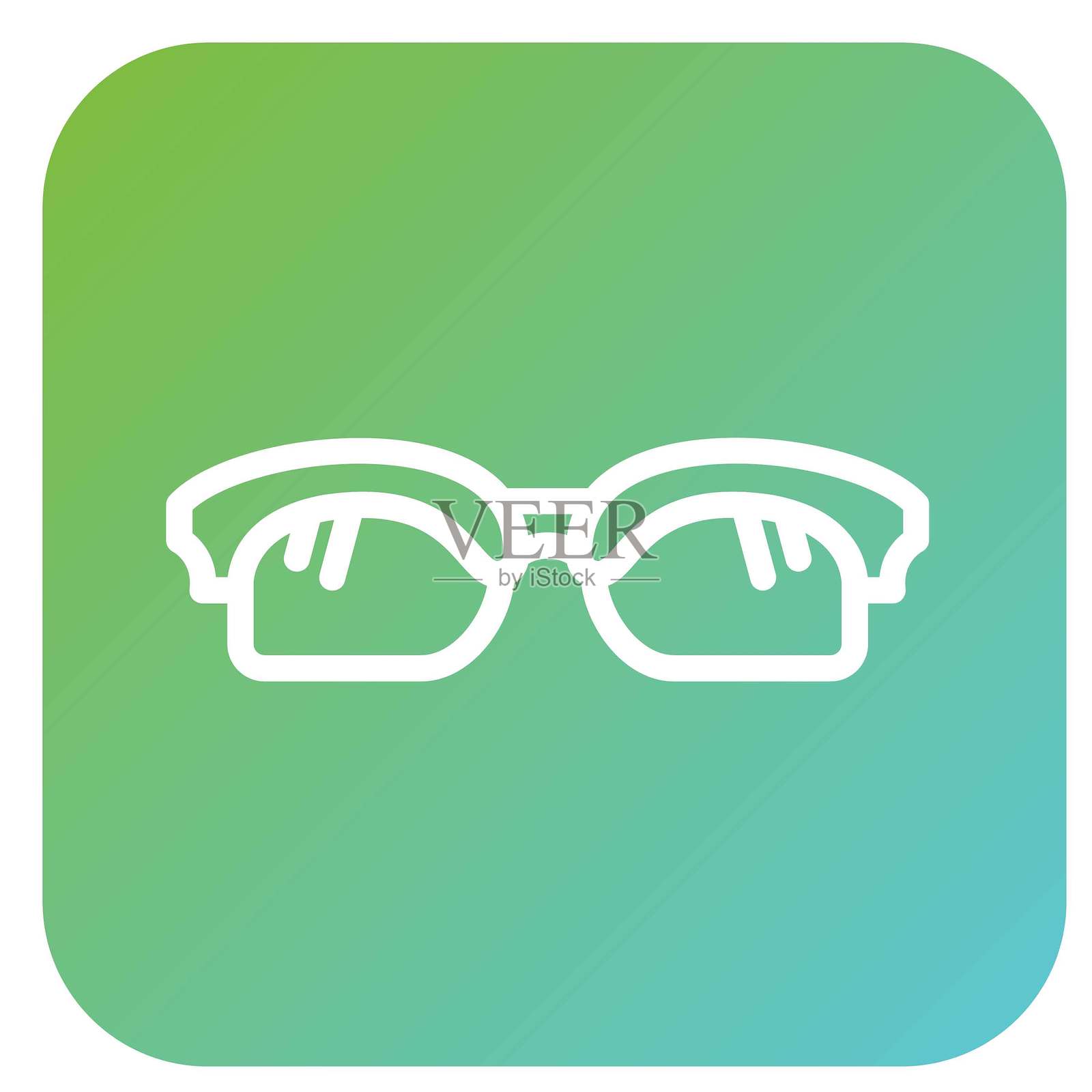 矢量设计 潮人眼镜 矢量设计 图标风格插画图片素材