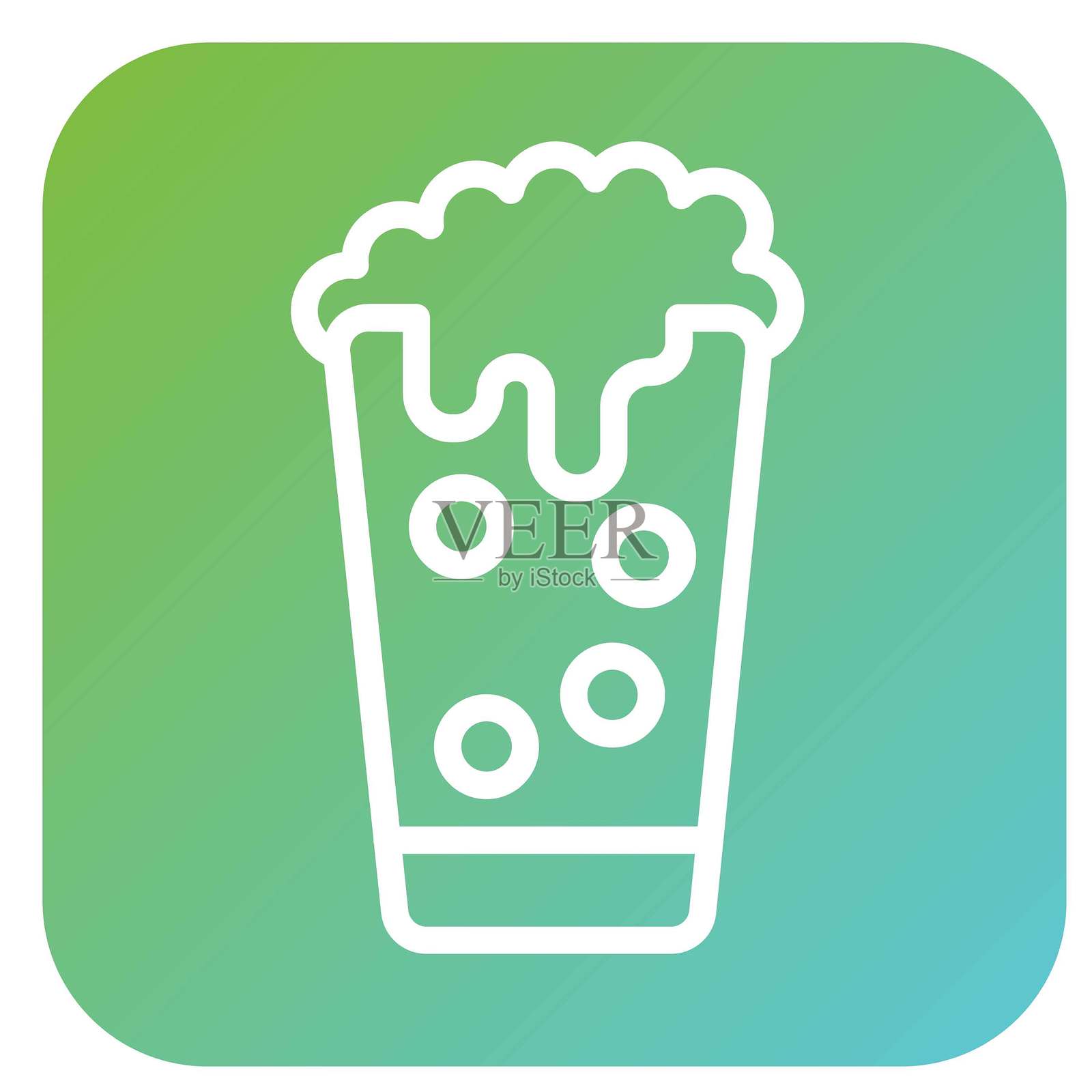 矢量奶昔矢量图标设计风格插画图片素材