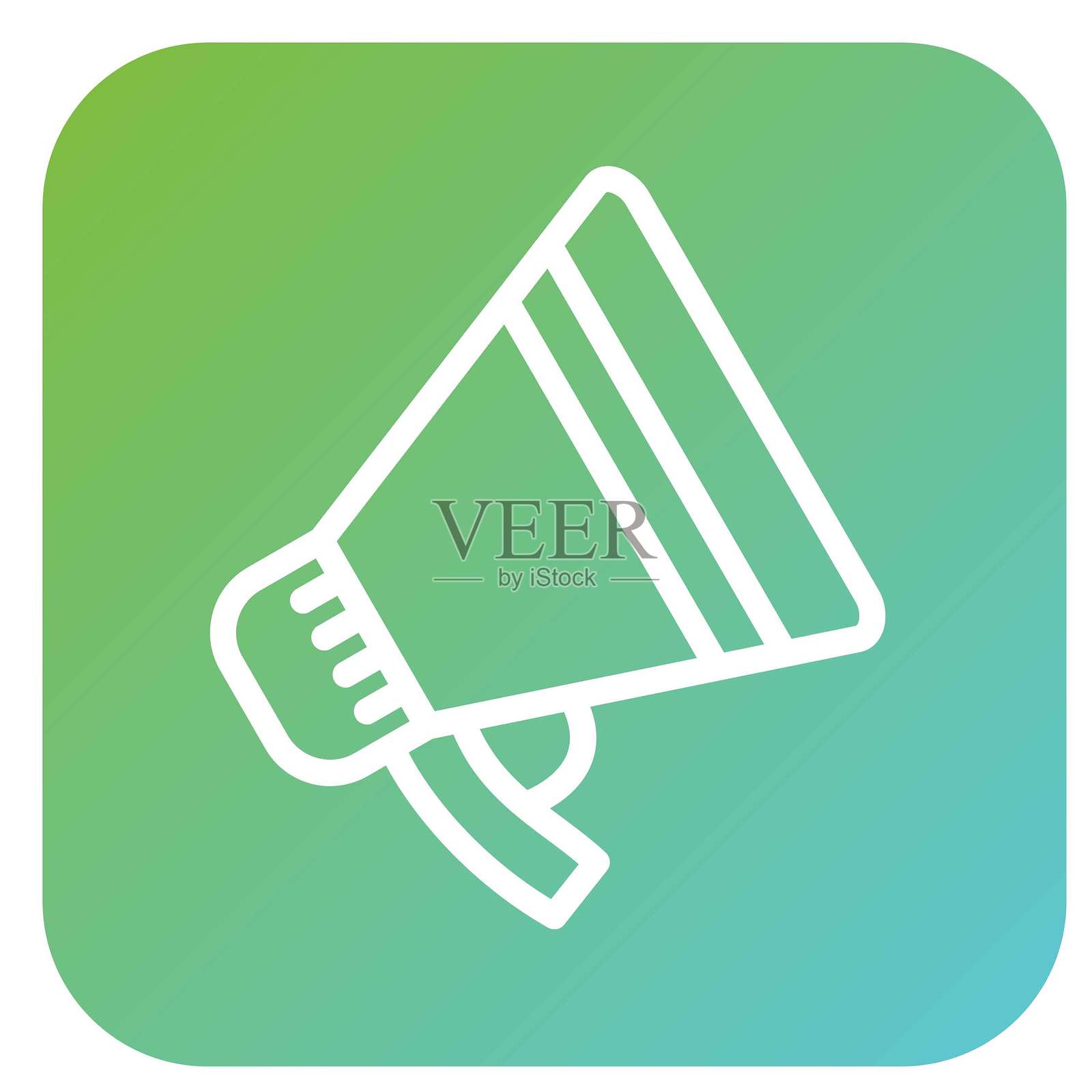 矢量扩音器图标设计插画图片素材