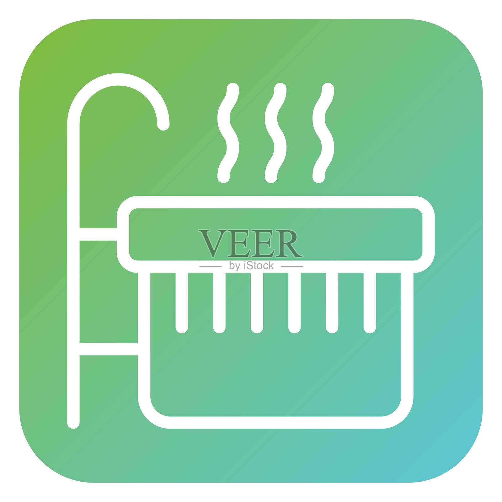 矢量设计 热水浴缸维修 矢量设计 图标风格插画图片素材