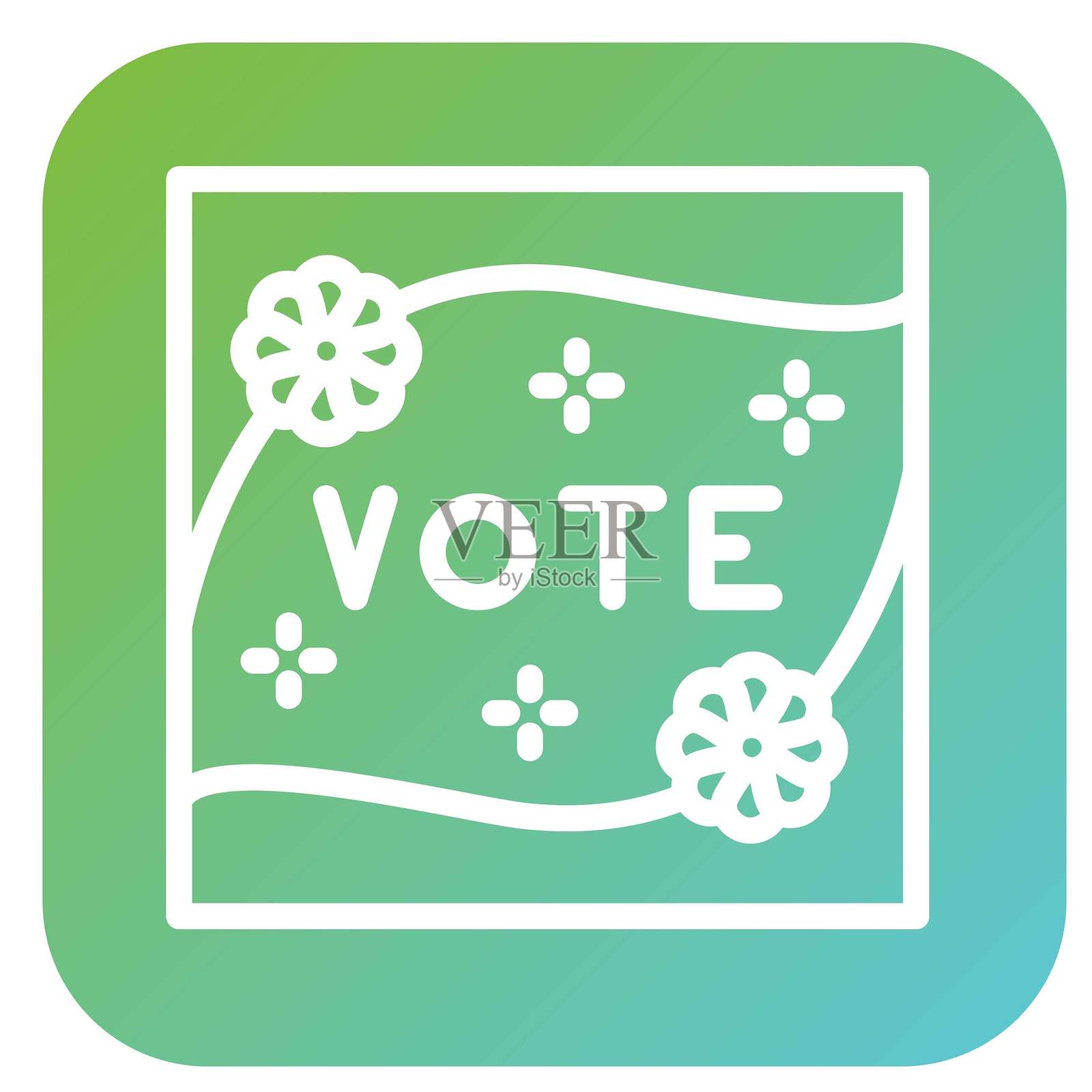 矢量设计 选举 框架 矢量设计 图标 风格插画图片素材