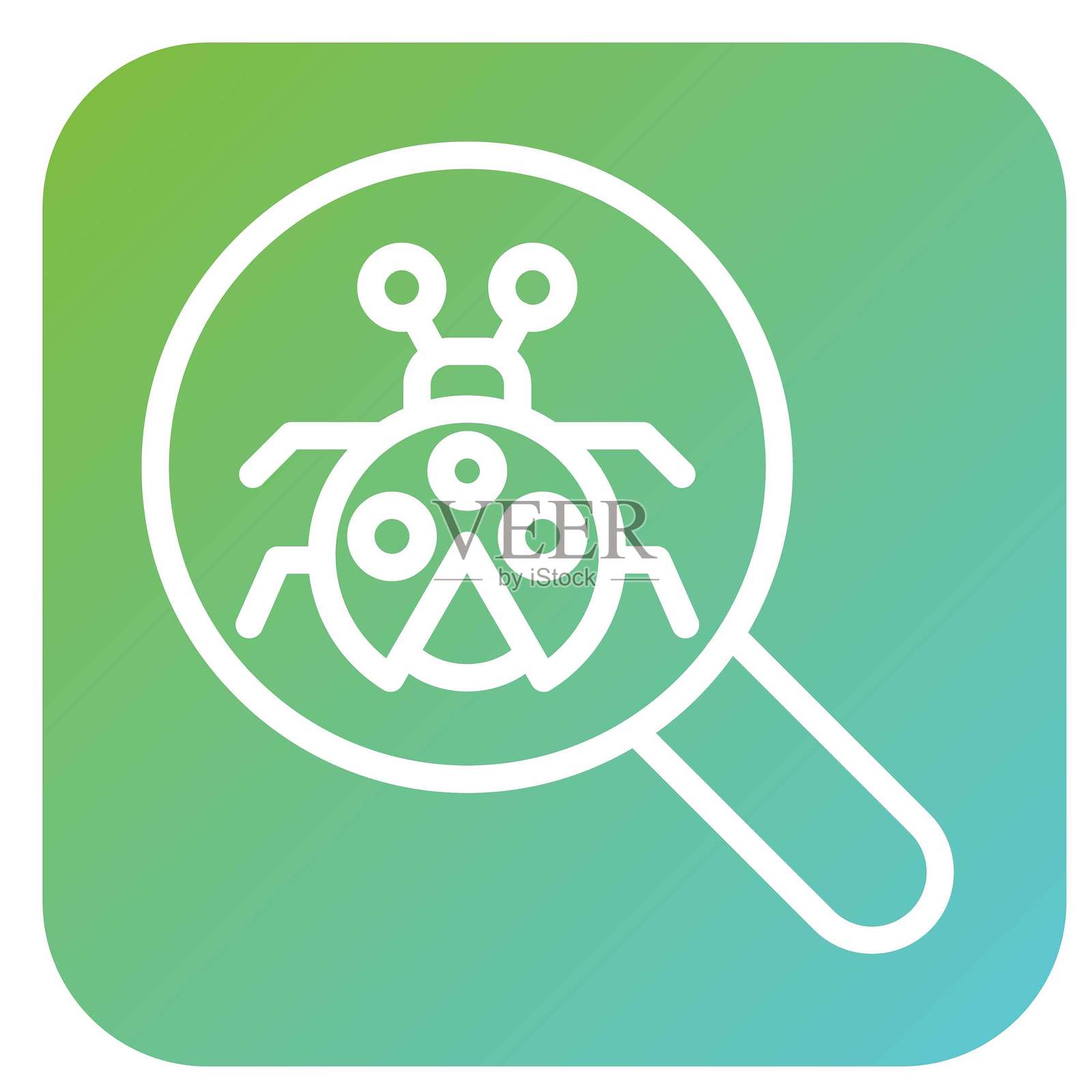 矢量瓢虫捕捉器设计矢量图标风格插画图片素材