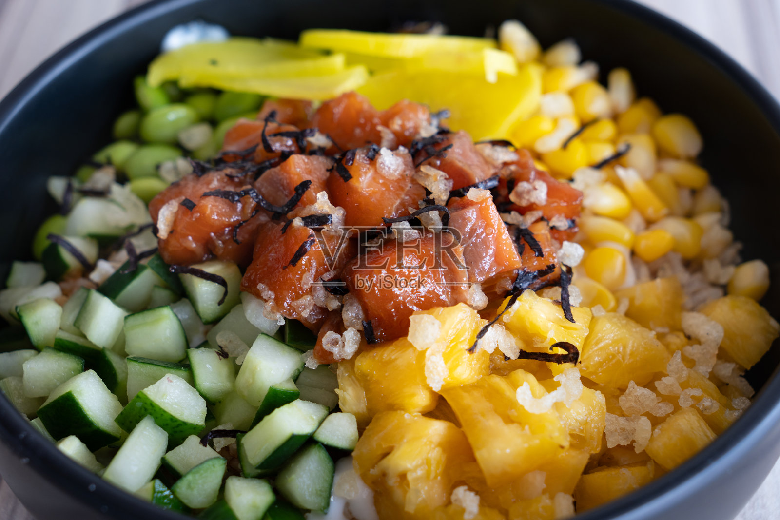 夏威夷盖饭照片摄影图片