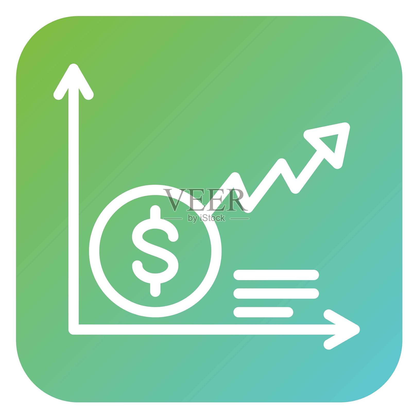 矢量图 市场市值 矢量图 图标风格插画图片素材