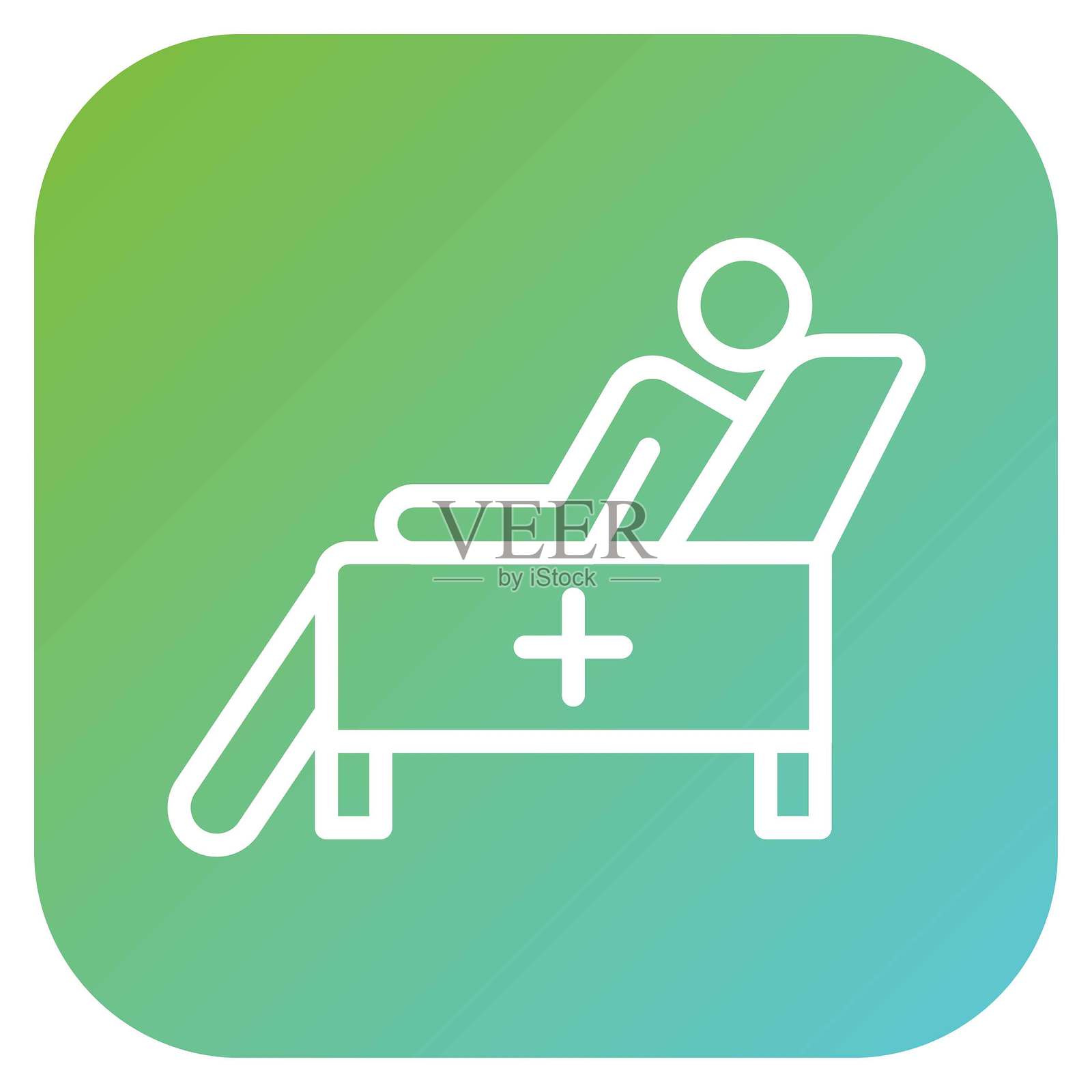 矢量设计 患者舒适图标风格插画图片素材