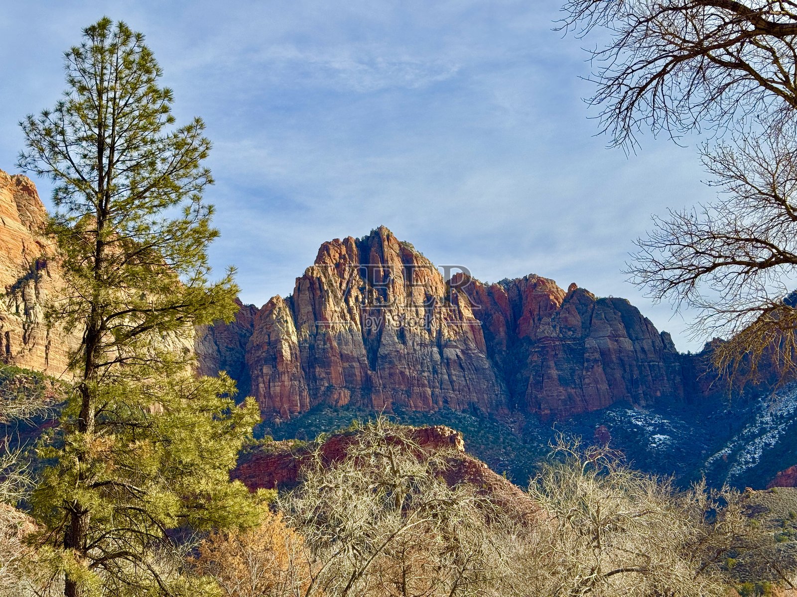 锡安国家公园照片摄影图片