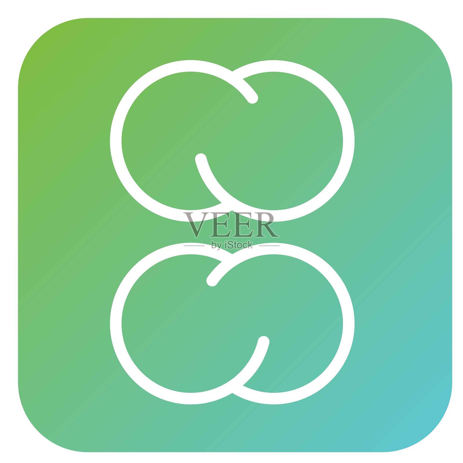 向量无限符号设计图标风格插画图片素材