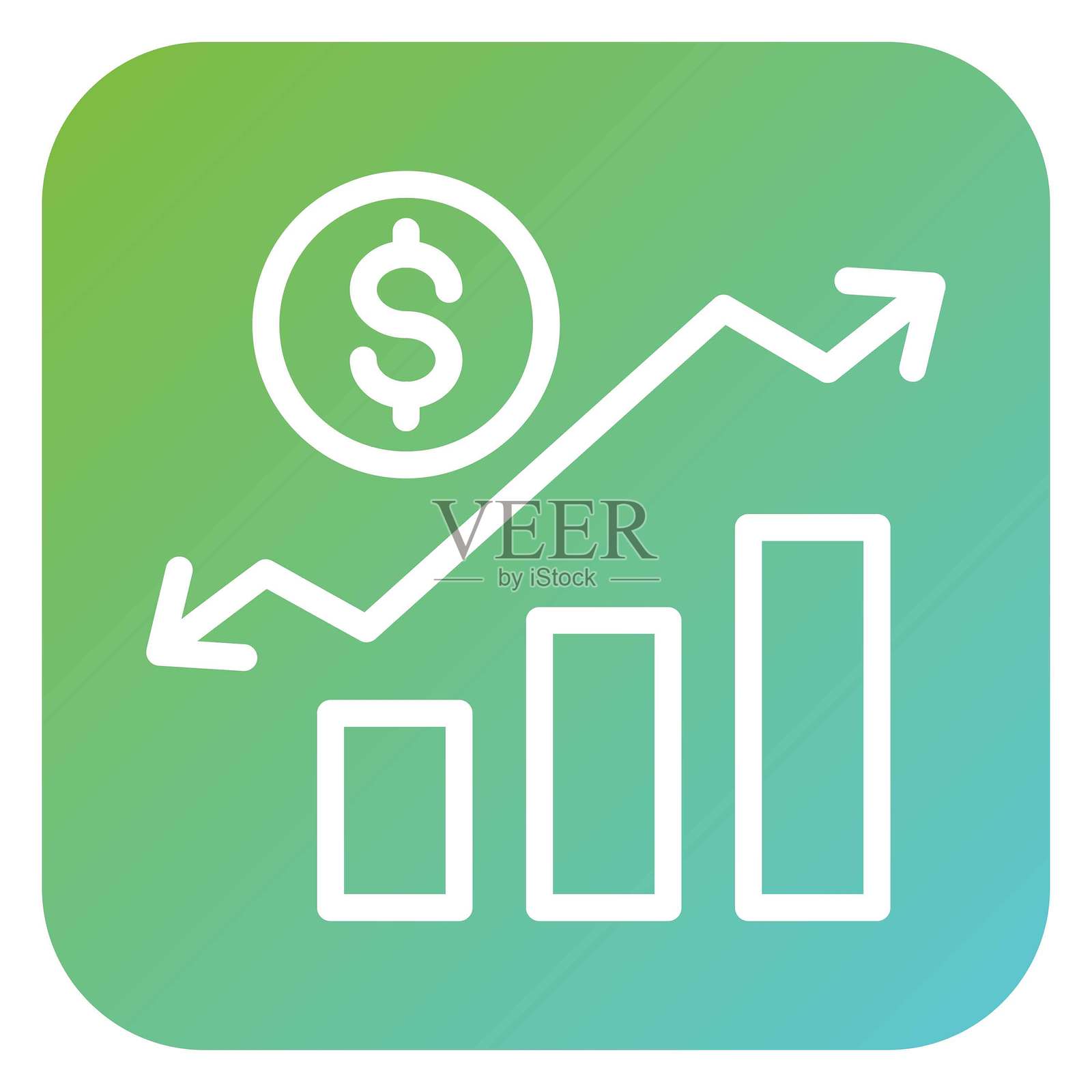 矢量图设计 损失率 矢量图设计 图标风格插画图片素材