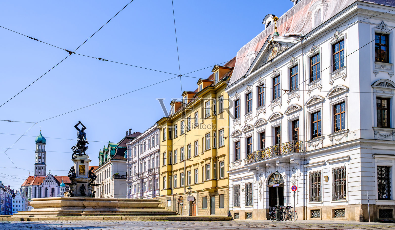 德国奥格斯堡古城照片摄影图片