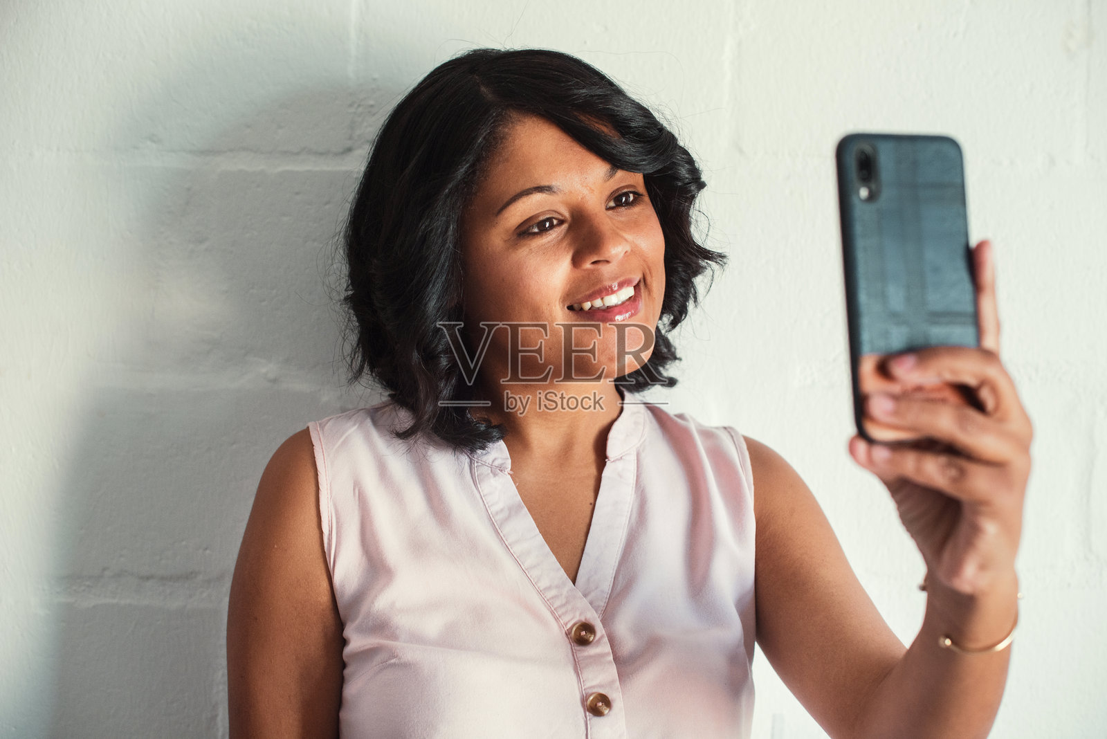 肖像，女子自拍照片摄影图片