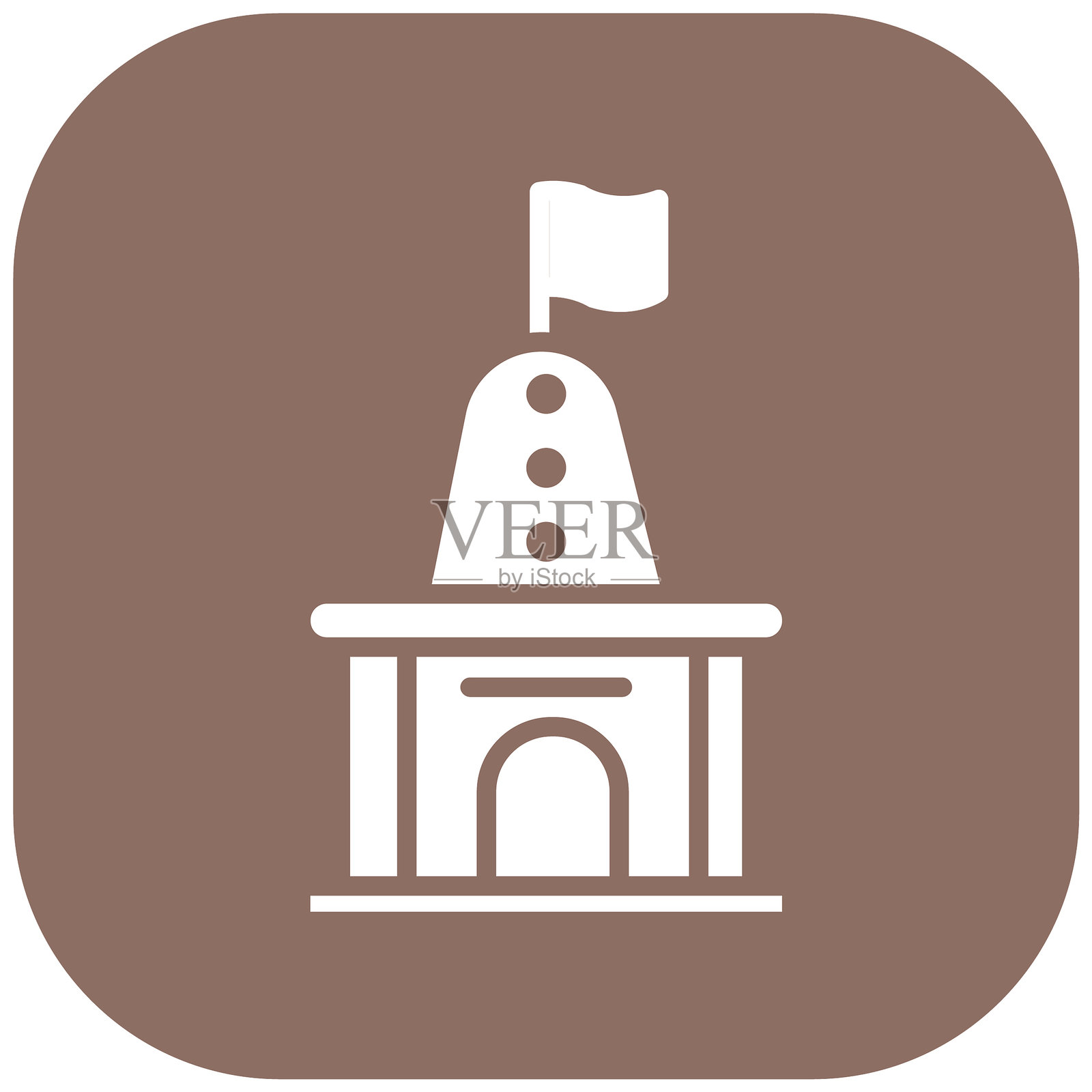 佛塔矢量图标插画图片素材