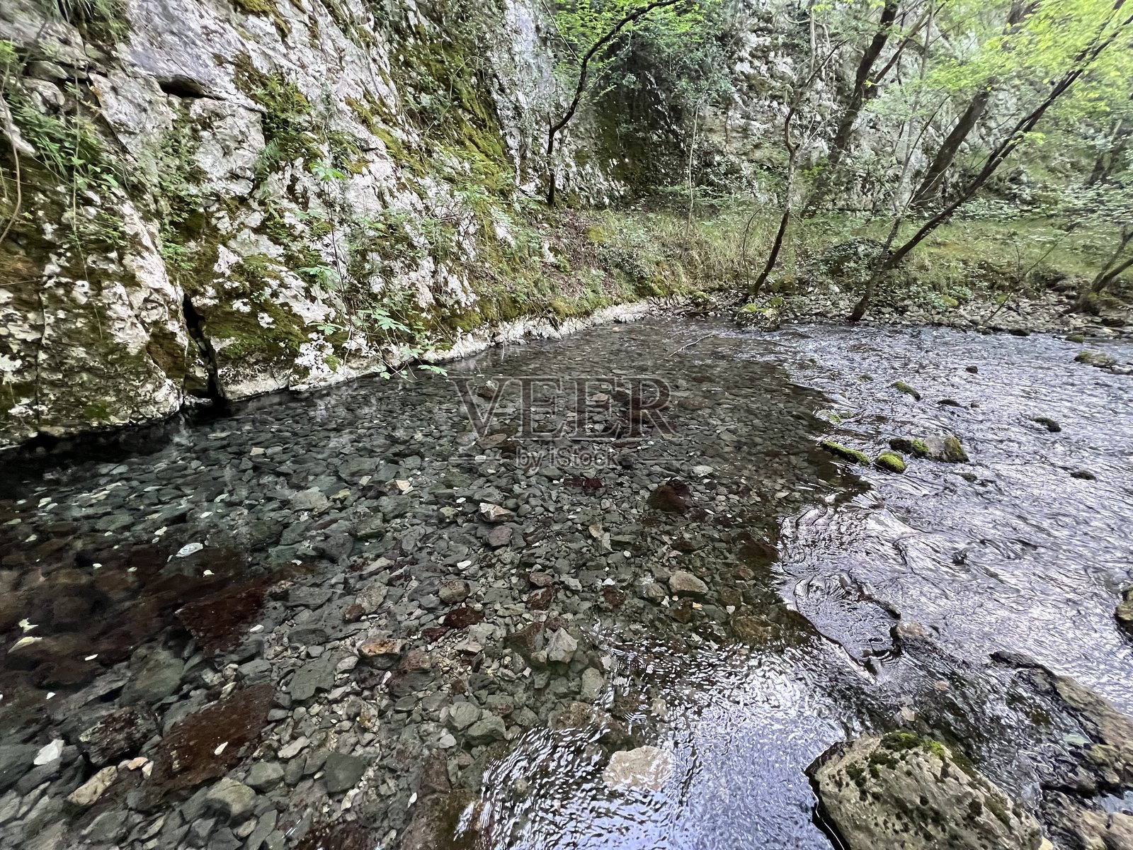 Grab河源头（克罗地亚特里伊，Grab风景区）照片摄影图片
