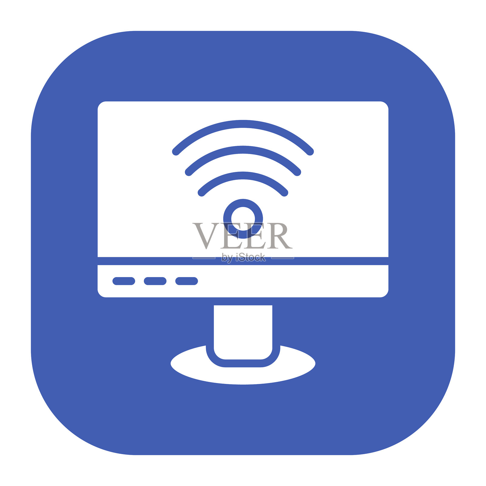 WiFi 连接矢量图标插画图片素材