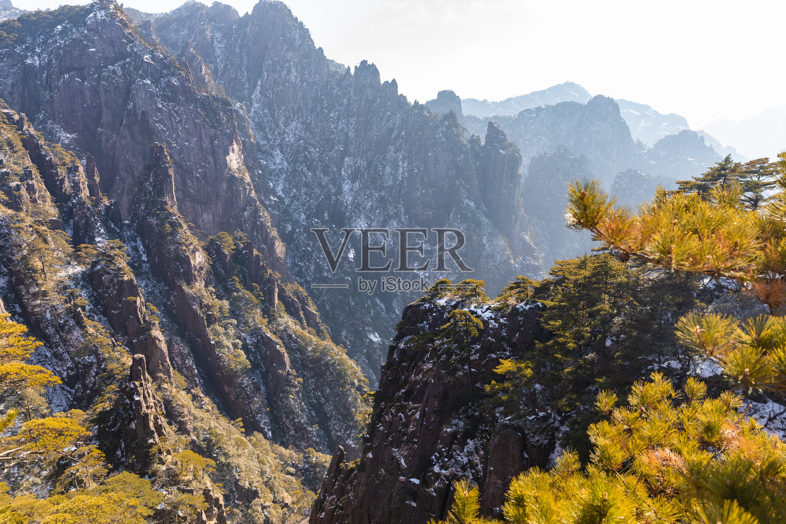 美丽的黄山照片摄影图片