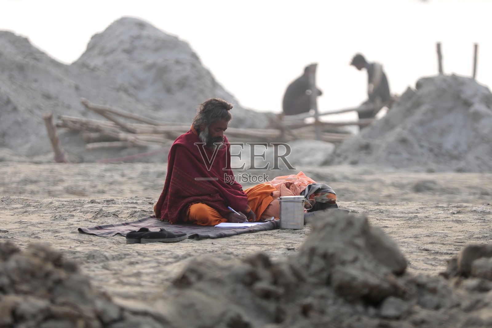 印度普拉亚格拉杰的冬天照片摄影图片