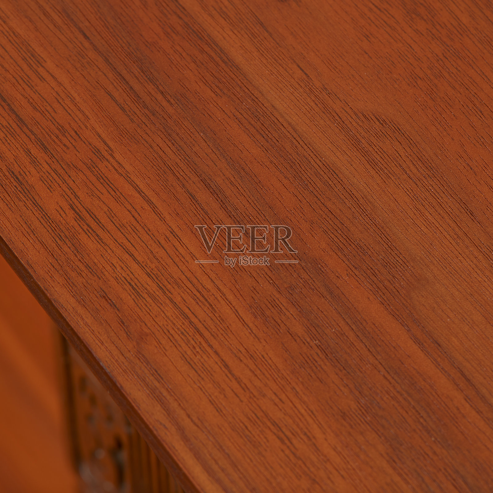 雕刻木制梳妆台的细节照片摄影图片