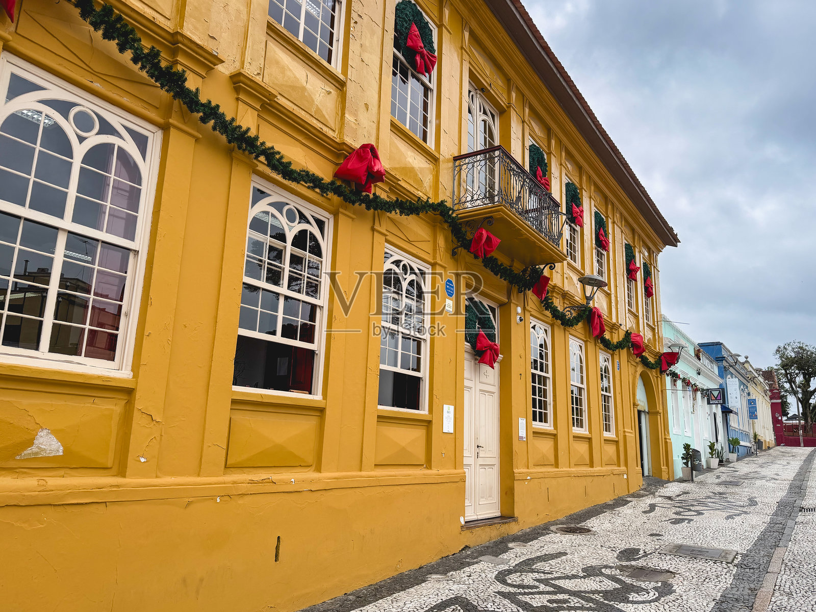 巴西库里蒂巴老城区建筑照片摄影图片