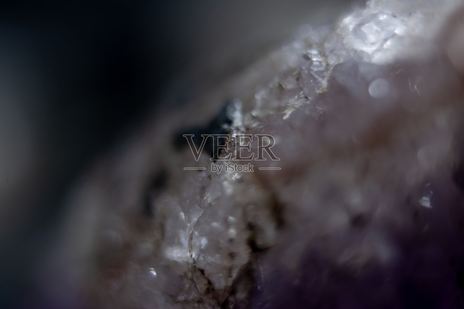 紫水晶的微距摄影照片摄影图片