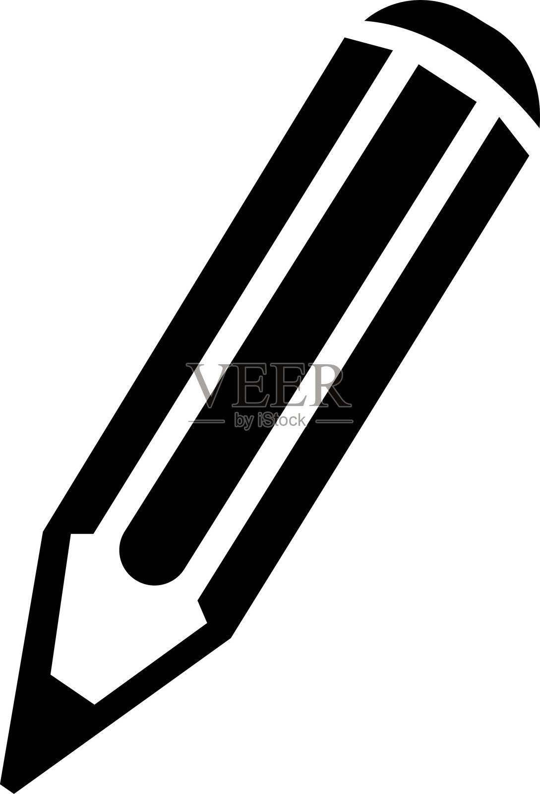 编辑图标矢量图。铅笔，书写图标，注册图标。商务概念笔记编辑象形图。透明背景上的铅笔扁平化设计矢量图，毕业符号，用于网页设计或移动应用程序。插画图片素材